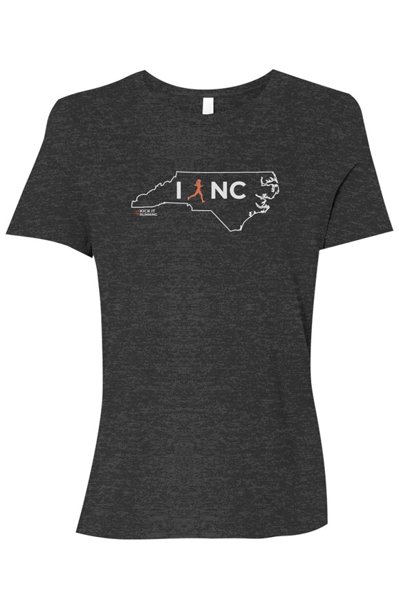 Click to show details - black_womens_I_RUN_NC_tshirt black womens I RUN NC tshirt